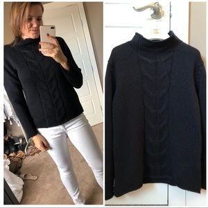 Joe Fresh Navy Turtleneck Sweater